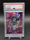 2016 Spectra Tom Brady Neon Pink Prizm 1/10 PSA 8 New England Patriots GOAT