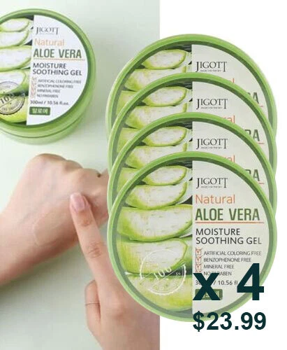 [JIGOTT] Gel calmante de aloe vera, tomate, melancia, caracol preto - Imagem 2 de 4