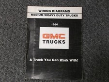 1986 GMC C5 C6 C7 Astro General Brigadier Electrical Wiring Diagram Manual xz