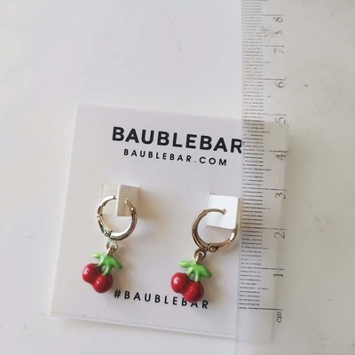 New Baublebar Fruits Hoop Earrings Gift Fashion Women Jewelry 3Options Chosen