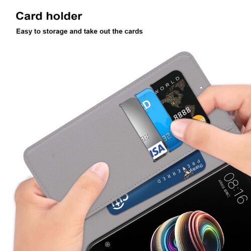 For Various Phone Luxury Butterfly Magnetic Card Wallet Case Flip Stand Cover - Picture 9 of 11