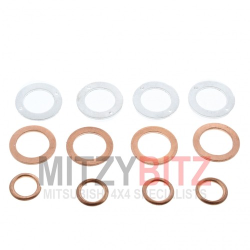 FUEL INJECTOR WASHER KIT MITSUBISHI L200 KB4T 2.5D eBay