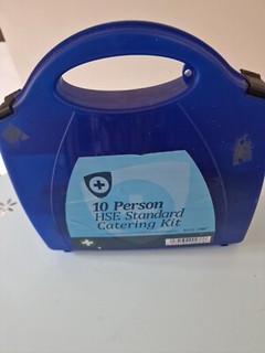 First Aid Box With Included Items See Description