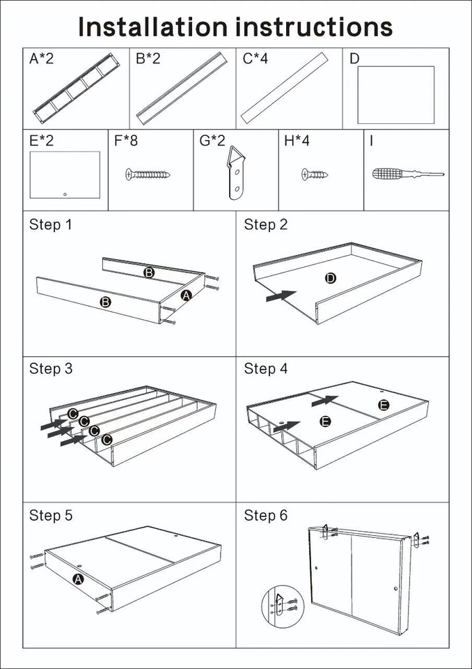 Vitrina de 5 niveles con puertas de acrílico estantes montados en la pared Foto 3 de 4