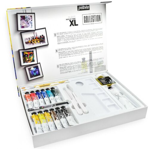 Pebeo XL Studio Oil Colour Painting Set - Professional Artist Collection Box - Picture 1 of 9