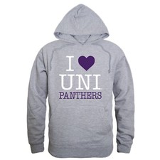 University Of Northern Iowa Panthers UNI NCAA College I Love Hoodie Sweatshirt