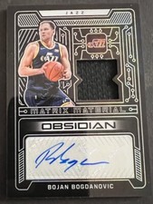 2021-22 Panini Obsidian Matrix Material Autos 67/99 Bojan Bogdanovic #MMA-BOJ