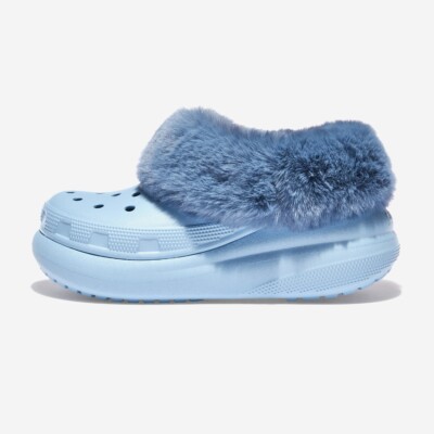 ꕤ︎︎SUGA0309ꕤ︎︎ New CROCS Womens CLASSIC FUREVER CRUSH CRS208446 208446-4NS BLUE