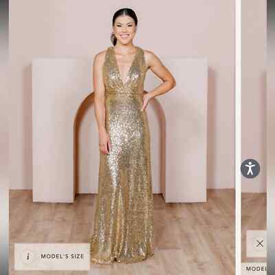 green emerald velvet dress Gwen Sequin Dress main image 1