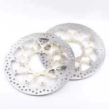 Motorcycle Front Brake Rotor Set For HONDA CBR1000RR ABS 2017/18/20/21/22 Gold