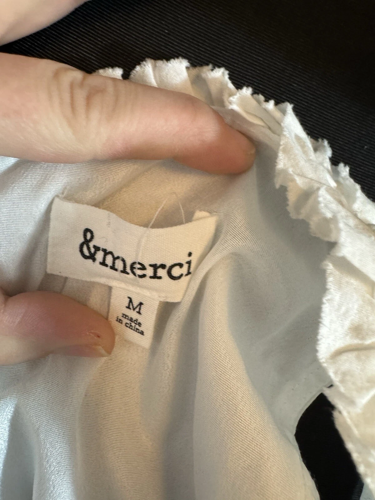 VALENTINO &Merci Abito donna bianco con volant a strati taglio maxi cottage spiaggia angelo fata M