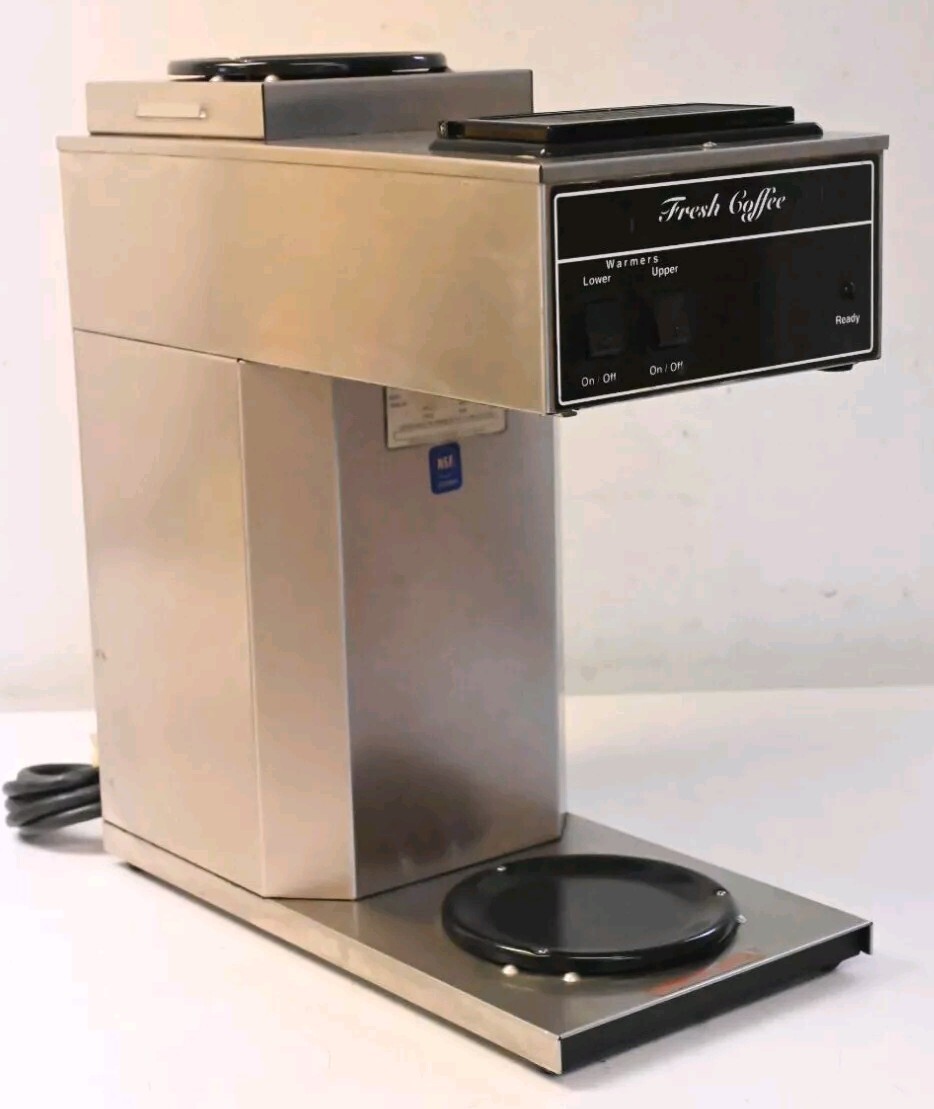 Brewer Machine Model Ak-2 2 Warmers 1u/1d 120v Self Filling