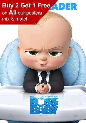 The Boss Baby Filmposter A5 A4 A3 A2 A1