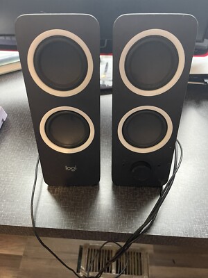 Logitech Z200 10W Multimedia Speakers, Pair - Black