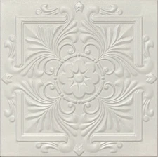Home Decor Foam Glue-up Ceiling Tile R22W (21.12 s/f/Case) Pack of 8 Plain White