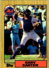 1987 Topps Gary Carter Baseball Cards #20