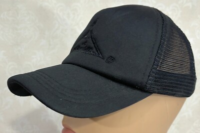 Triangle Logo Black Trucker Snapback Baseball Cap Hat | eBay