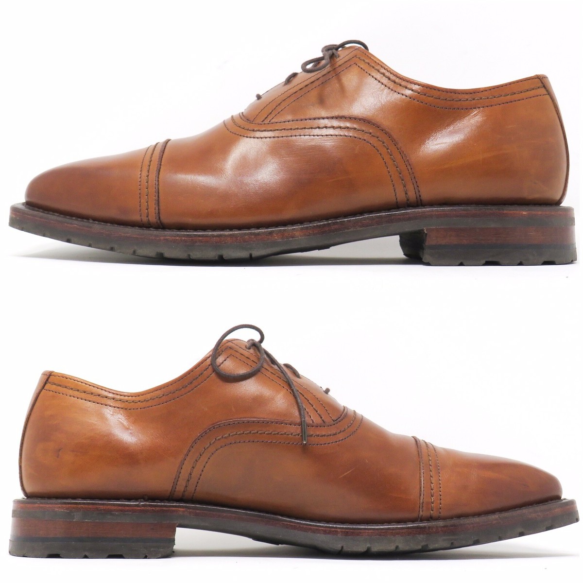 Allen Edmonds Westwood Brown Oxford Leather Shoes with Cap Toe Men main image 4