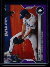 2022 Topps Now #35 Brett Phillips Purple Parallel Card #d 10/25