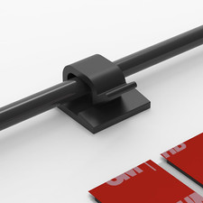 Cable Clips 40Pcs with Strong Adhesive Tapes,Wire Holder Organizer Cord Manageme