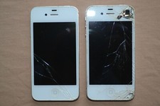 Apple iPhone 4s  4 - 8GB - White Lot of 2