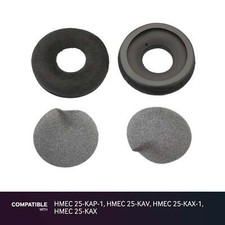 Sennheiser Velour Ear Pads for HMEC 25-KAP-1, HMEC 25-KAV, HMEC 25-KAX