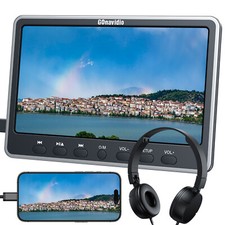 12" HD Large Screen Car Headrest Portable DVD Player Meida USB SD HDMI AV IN OUT