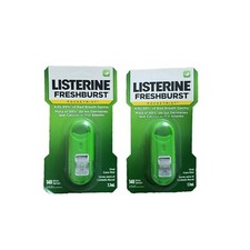 Pack of 2 Listerine Freshburst Oral Care Pocket Mist 140 Mists Sprays 7.7mL NEW