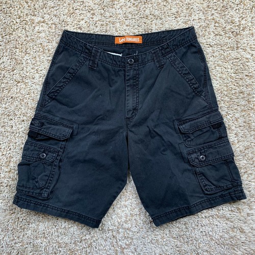 Black Cargo Shorts Casual Outdoors 