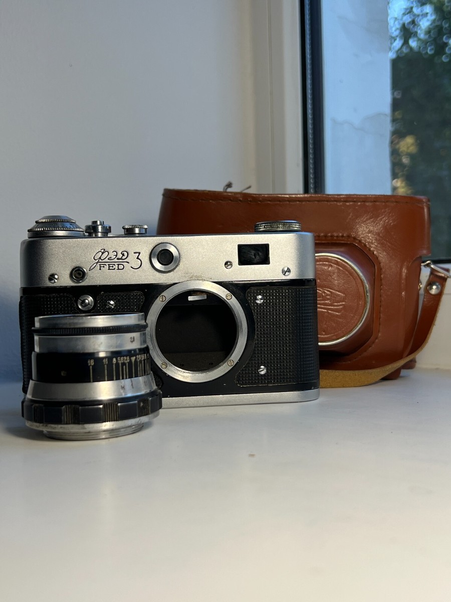 FED-3、induster-61 FED 3 Vintage Camera USSR Soviet Lens Industar 61