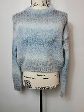 Wild Fable Womens Spacedye Long Sleeve Crewneck Pullover Sweater-Grey Multi-Med