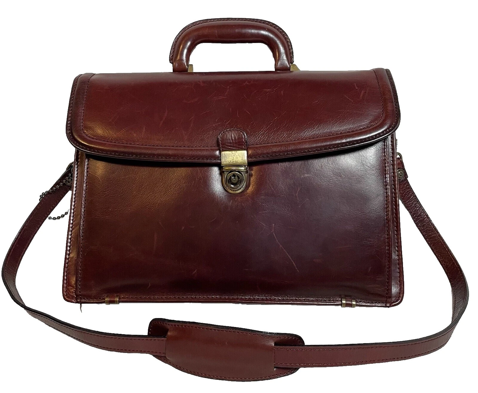 Bolsas de Cuero Marrón para Hombres Wilsons Leather