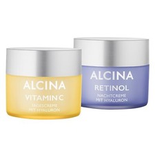 ALCINA Vitamin C Tagescreme 50ml & Retinol Na...
