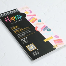 Happy Planner Sticker Value Pack 10 Sheets 827 Stickers Basic Brights Theme