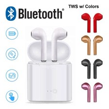 New Bluetooth Earbud for Android  Apple Devices, Various Colors,
