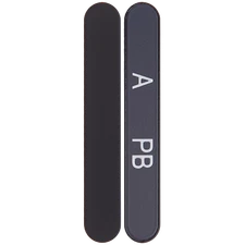 Replacement 5G Glass Edge Strip Compatible With iPhone 15 / 15 Plus (Black)