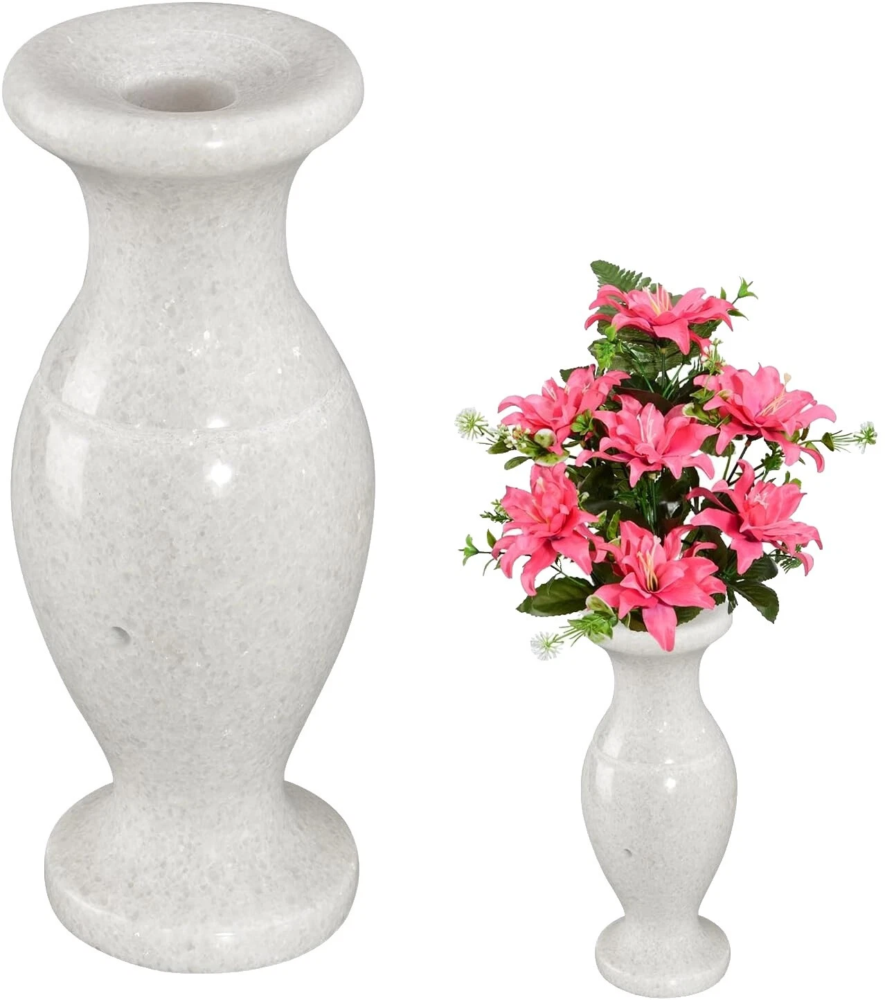 Blanco Jarrones vintage/retro