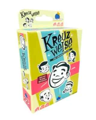 BLUE ORANGE GAMES Kreuzweise - Spiel Familienspiel Brettspiel Partyspiel Ratespiel 2 - 6 Spieler