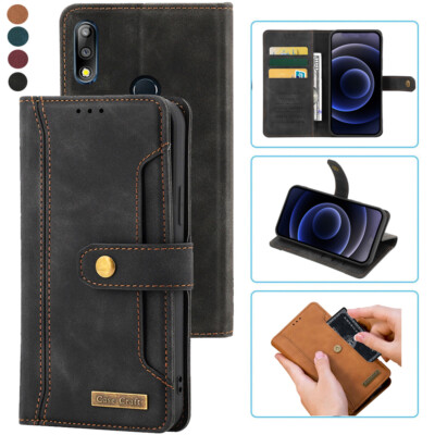 ZenFone Max Pro M2 ZB631KL Notebook Style Card Case,Leather Magnetic Flip Case