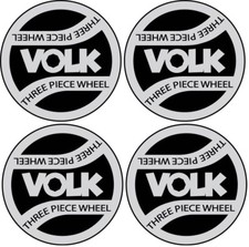Volk Racing Centre Cap Stickers Japanese Sticker Jdm Decal Kyusha Rare Rajikaru