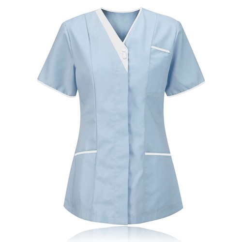 Nursing Uniform Tunics Dentist Therapist Nursing Healthcare Hospitality Carers - 第 7/9 張圖片