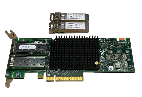 Emulex LPe31002-M6 | PCIe 3.0 x8 | Low Profile | inkl. 2x Avago AFBR-57F5MZ-ELX