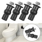<!--F#f_0-->4x Toilet-Seat TOP FIX Seat Hinge Hole Fixings Well Nut-Screw Rubber Universal<!--F/-->