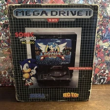 Sega Mega Drive II 2 Genesis Sonic Bundle Console - Complete - PAL - Authentic