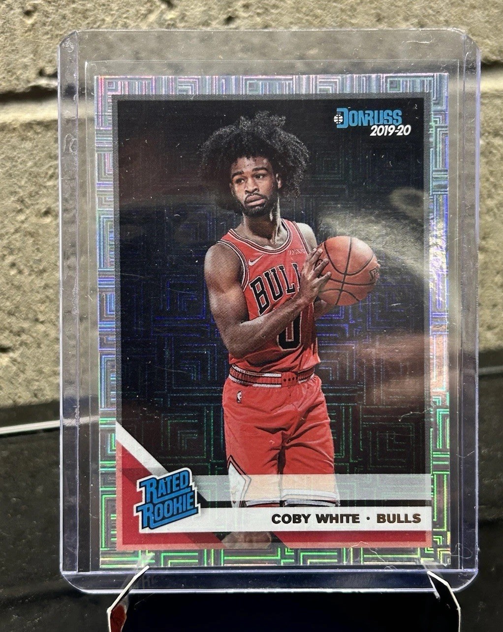 Coby White 2019-20 Panini Donruss Rated Rookie Silver Infinite #206 Bulls (RC)