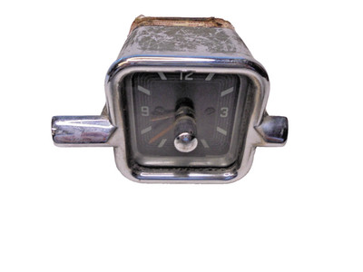 Uhr VDO 6 V rechteckig Zeituhr neben Tacho für VW Käfer ab Bj. 8´57 bis 7´61