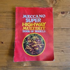 Meccano Super Highway Multikit Book of Models 1974 (see description)