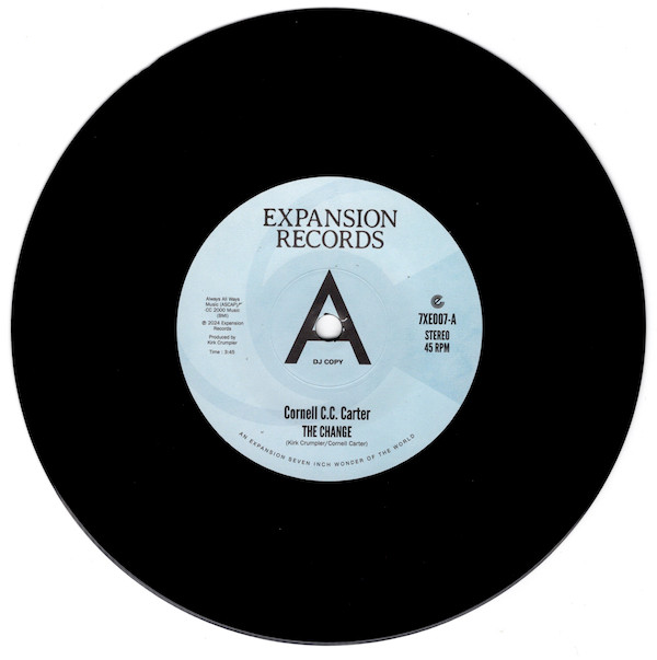 CORNELL C.C CARTER The Change - DEMO 45 (Expansion) 7"" Vinyl Nu Soul Modern Soul