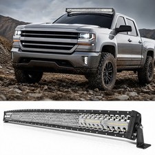 For Chevrolet Silverado 1500 Roof 54in Curved Led Light Bar Offroad Driving Suv For Chevrolet Silverado 1500 Roof 54in Curved Led Light Bar Offroad Driving Suv