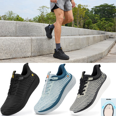 FitVille Extra Weit Sneaker Herren Walkingschuhe Bequeme Dämpfung Sportschuhe